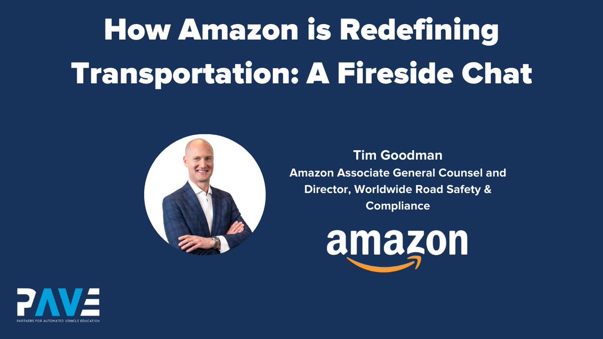 How is <a href="/amazon/">Amazon</a> transforming transportation, and what can the AV sector learn? In the latest #PAVEcast, we sat down with Tim Goodman to chat about how Amazon is approaching safety, innovation, sustainability and efficiency.

Listen here: bit.ly/3uifdod