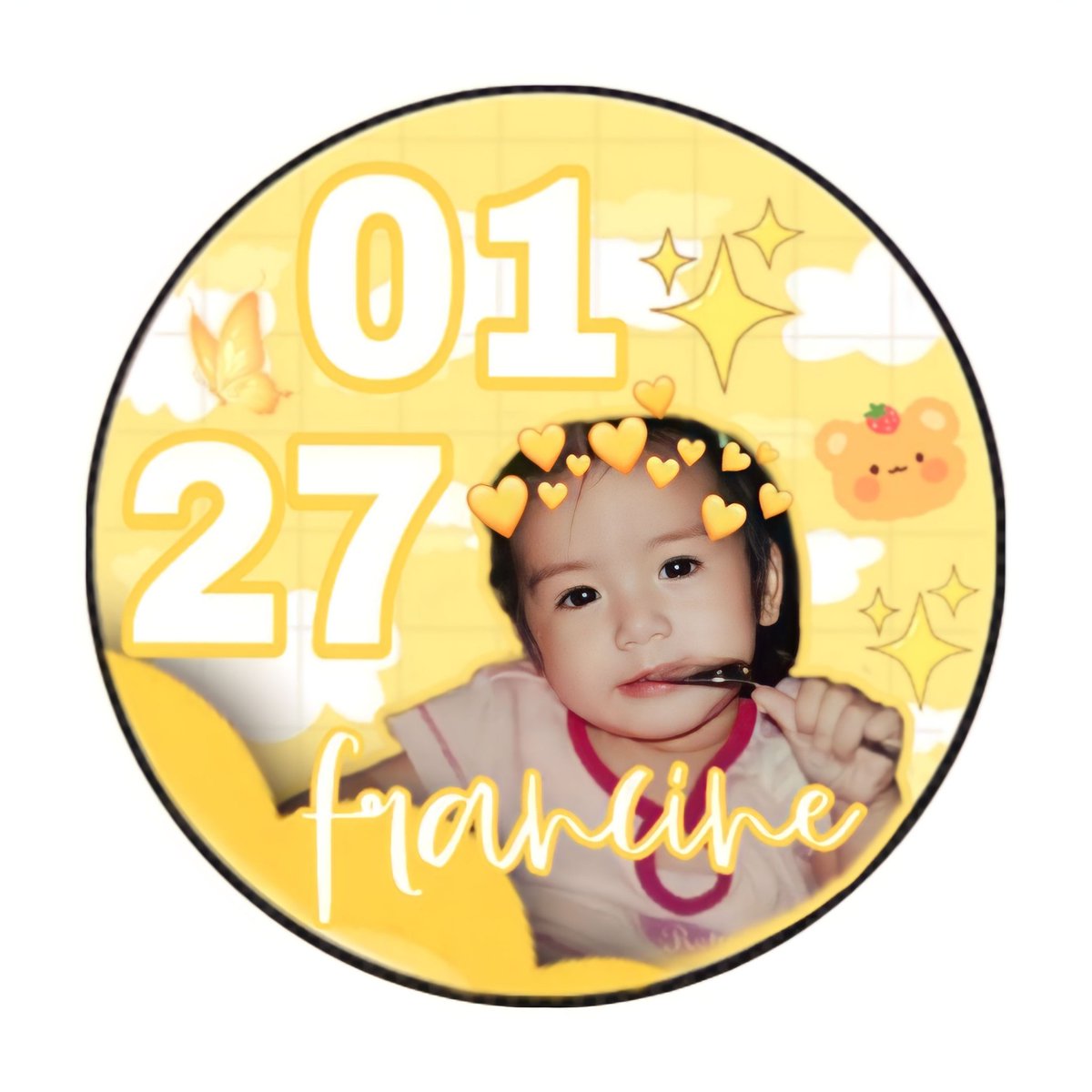 CarreLsOFC's tweet photo. countdown for her 20th birthday! 🎉

as we celebrate her special day, we would like to invite you to join in our yellow world. Feel free to use the litol chinny icon and use our official birthday hashtag. Thank you!

twitter party- 11:00 PM ONWARDS (Jan26)
#FrancineDiaz https://t.co/UQARj3BL5S
