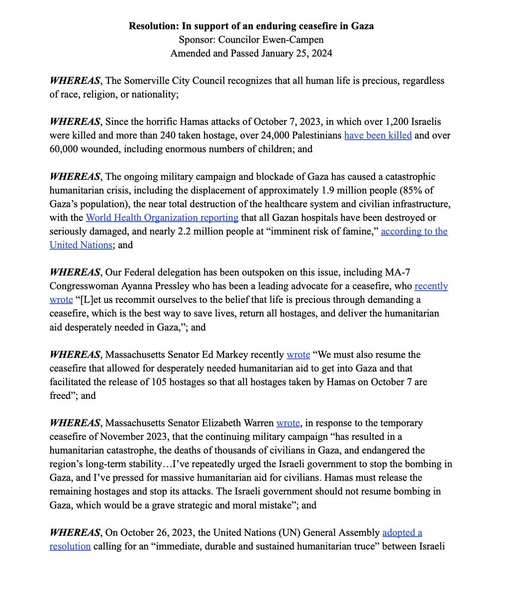 BenForWard3's tweet photo. Last night, our ceasefire Resolution was amended and passed overwhelmingly after what I believe was an extraordinary and meaningful City Council meeting. The final language is shown below. I am deeply thankful to all of my colleagues for their graceful &amp; passionate collaboration. https://t.co/PsmkPjfdp8