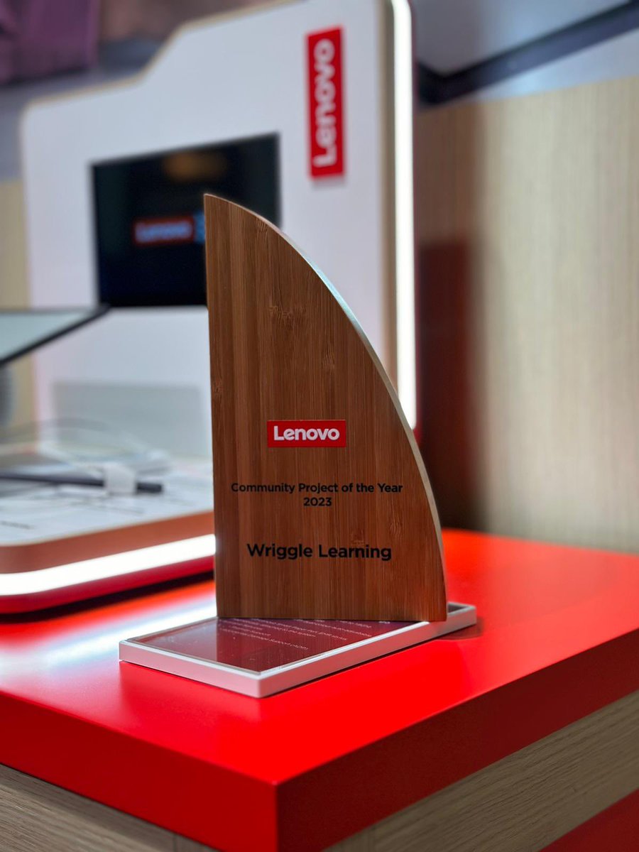 We are incredibly proud to have been presented with the Community Project of the Year award by the Lenovo EMEA Team for delivering excellence in technology deployment 🏆

Huge thanks to our amazing team &amp; the educators who made this possible. To shaping the future of education!🌟
