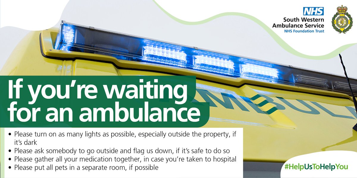 CHAOSLocalUK's tweet photo. Waiting for an ambulance during the darker evenings or throughout the night? 🚑 

Below are some ways you can help the South Western Ambulance Service NHS Foundation Trust!

#KeepItCHAOS #SouthWesternAmbulance #NHSCornwall #CornwallCommunity #HelpUsToHelpYou https://t.co/V8LtAefH9s