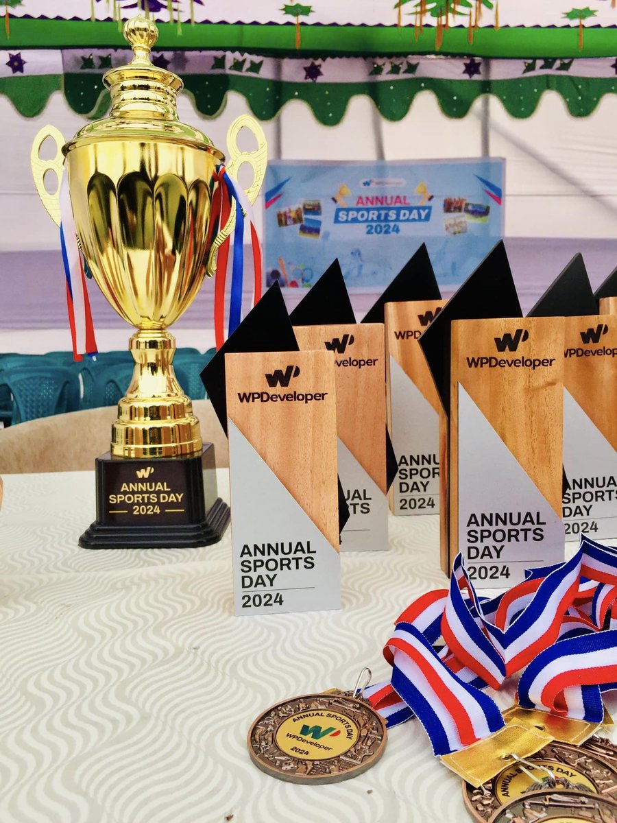 WPDevTeam's tweet image. 🏆 We work hard, play harder &amp;amp; always aim for the wins! 

Team #WPDeveloper celebrated its annual Sports Day 2024, yesterday, with high energy &amp;amp; outstanding performances from all of its members. And now, we&apos;re all ready to achieve even bigger wins all through the year ahead! 🥇