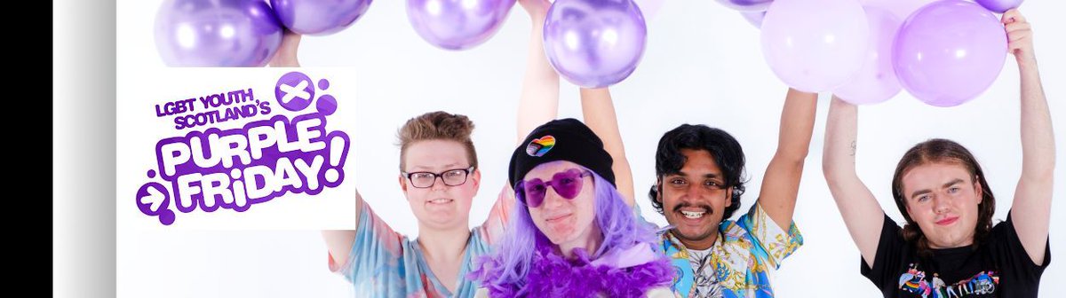 Celebrate #PurpleFriday on the 23rd of February 💜 Show your support for LGBT Youth Scotland by joining their annual fundraising day! Find out about the work they do & how you can get involved over on their website: buff.ly/3OkLNwB