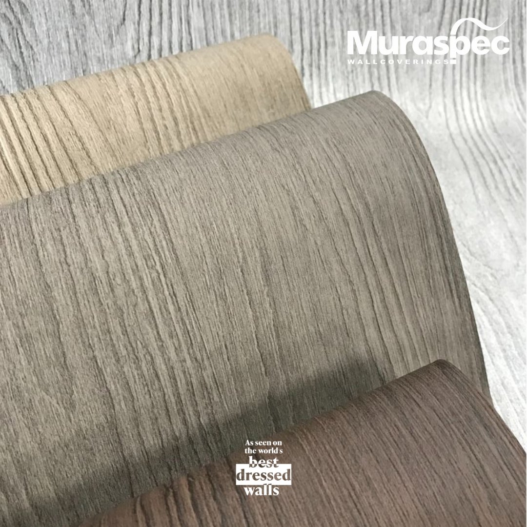 Muraspec's tweet photo. KNIGHTWOOD - A stylish wide-width wallcovering design, with a highly authentic traditional wood grain effect.
Available in 10 versatile colours.
Order your free sample: https://t.co/BNIMk7sOIl
#Muraspec #Wallcoverings #InteriorDesign #WallDesign #WoodEffect #WallArt https://t.co/Q01CM0cLZh