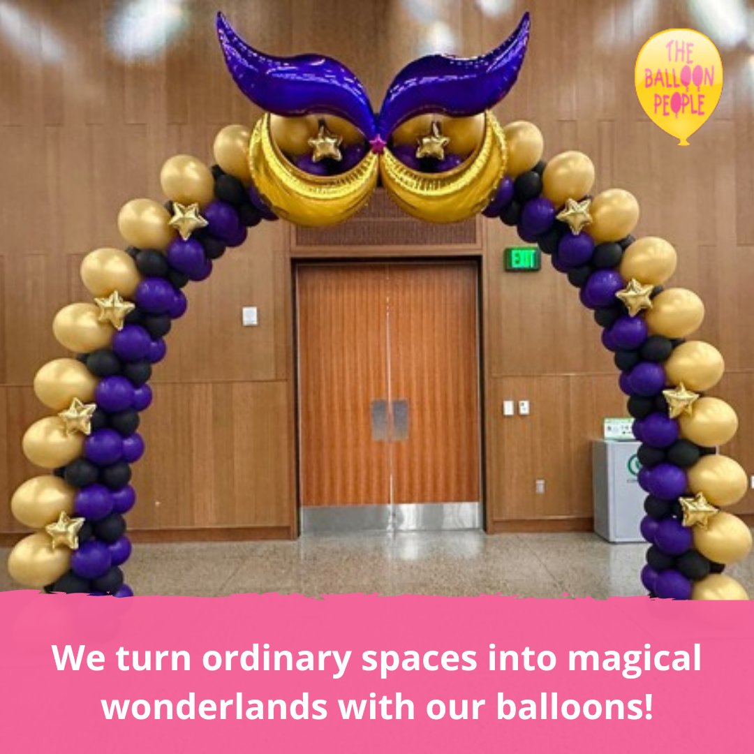 balloonpal's tweet photo. Elevate any space from ordinary to extraordinary with our magical touch of balloons, turning every event into a whimsical wonderland.

#balloon #BalloonArt #balloonfiesta #BalloonDecor #balloonparty #balloonfestival #balloondecoration #ballooncolumns #balloonsculpture #balloonpop https://t.co/Gwy2IGvZpO