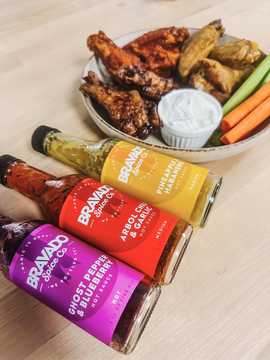 POLL TIME: Which hot sauce are you choosing for game day wings? 🏈🔥
