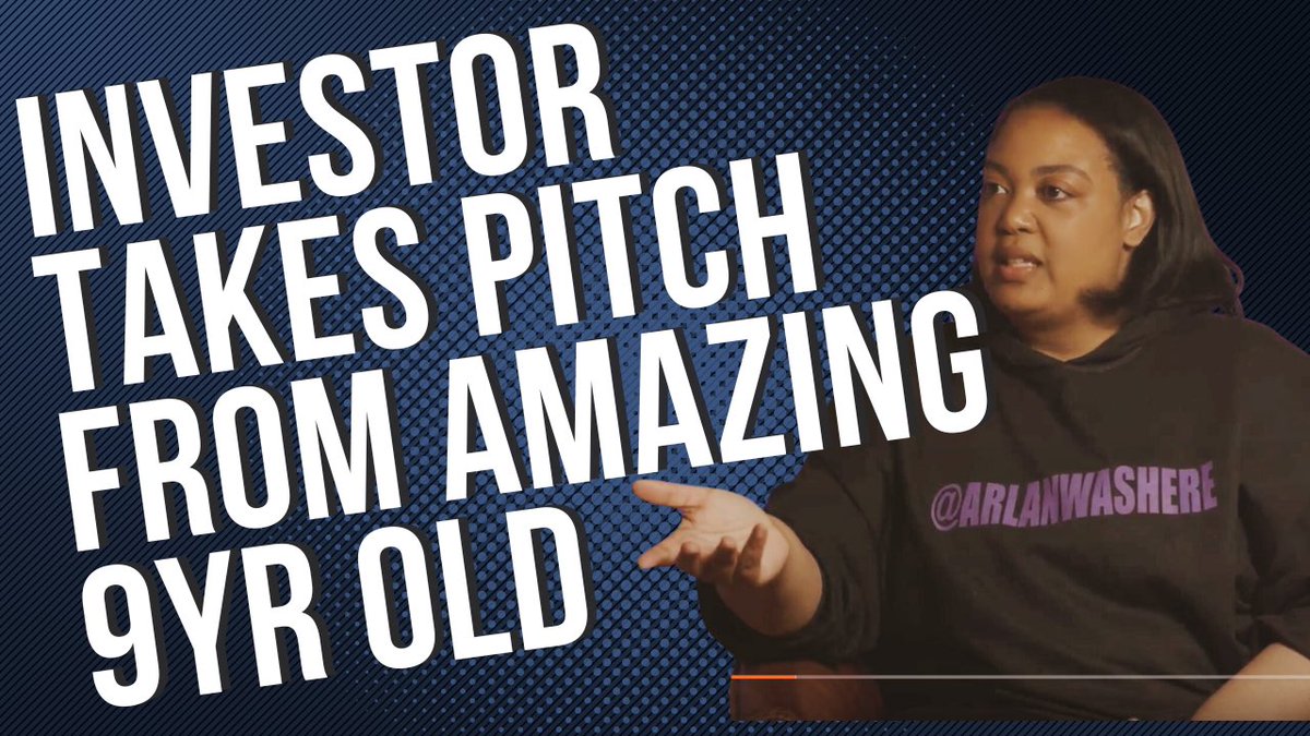 This kid entrepreneur was so special! See what happened when she pitched me in front of an audience at my Philly book stop🥹 youtu.be/Wgm1ipHiYzE