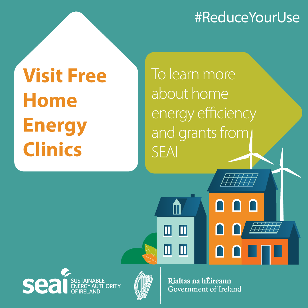 Did you know <a href="/SEAI_ie/">SEAI</a> are running free drop-in sessions in Local Libraries where people can get advice on saving money by reducing energy bills or hearing how to get grants for energy upgrades. 

Tubbercurry Community Library
Tuesday 30th Jan
2.30-4.30pm