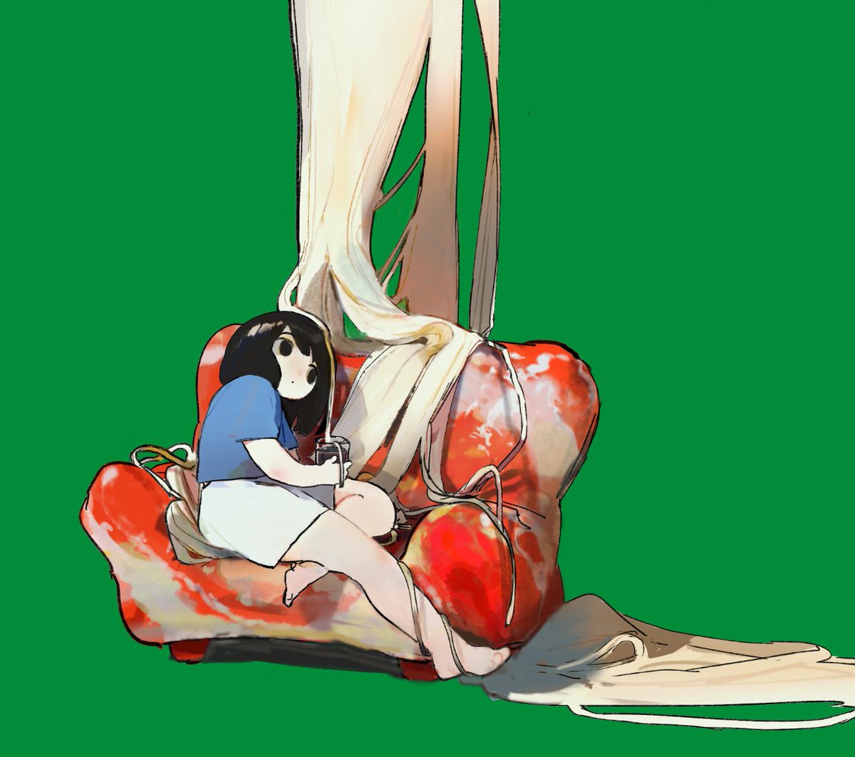 「」|asoiのイラスト