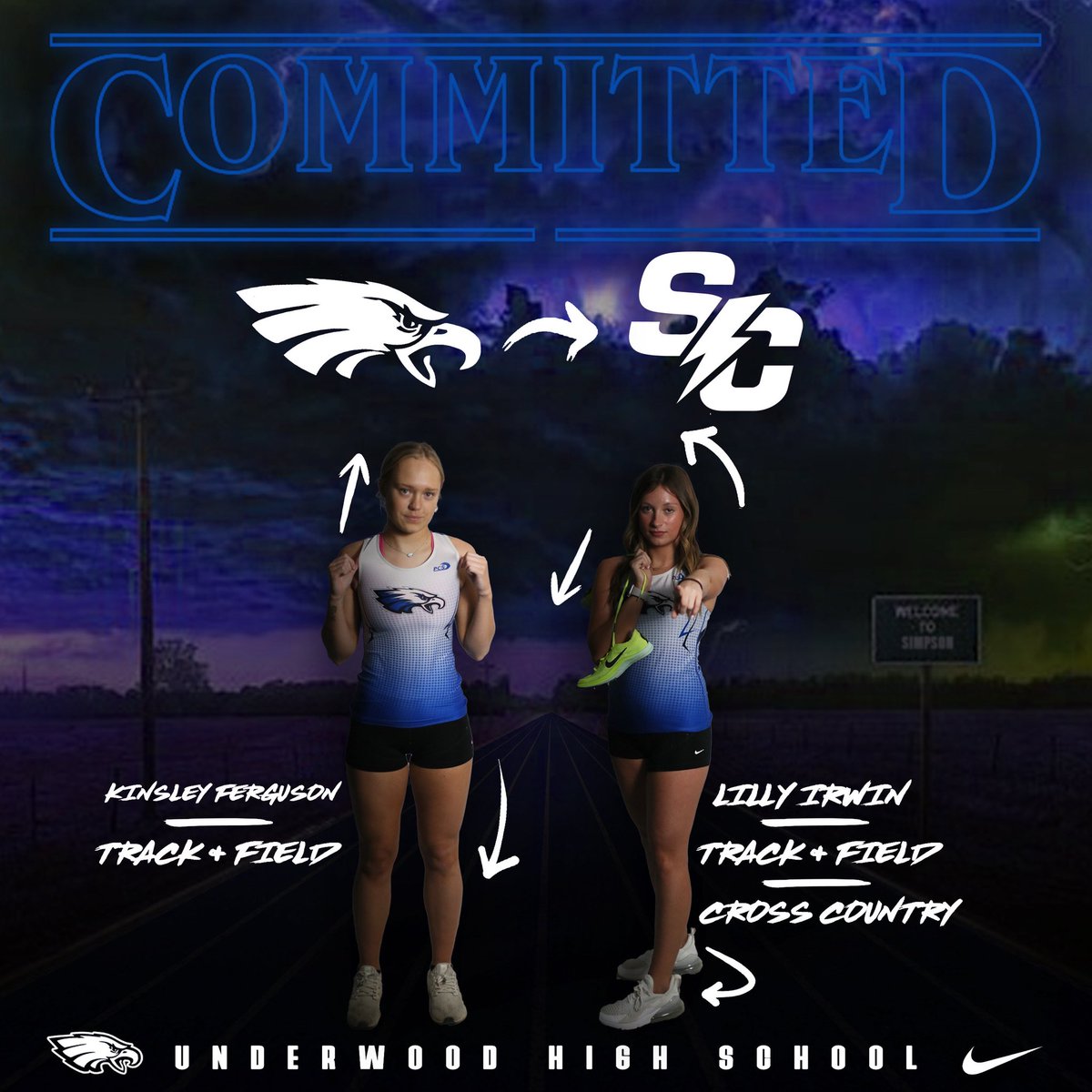 Underwood Girls T&F tweet media