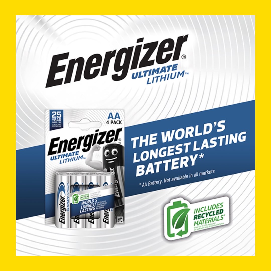 easycrane's tweet photo. Powering up your devices😍

Energizer® lithium batteries hold power for up to 25 years in storage. Moreover, they are 100% leak-proof and perform in extreme temperatures from -40°C to 60°C, making them the ultimate power for your critical devices https://t.co/DBApDhgipb