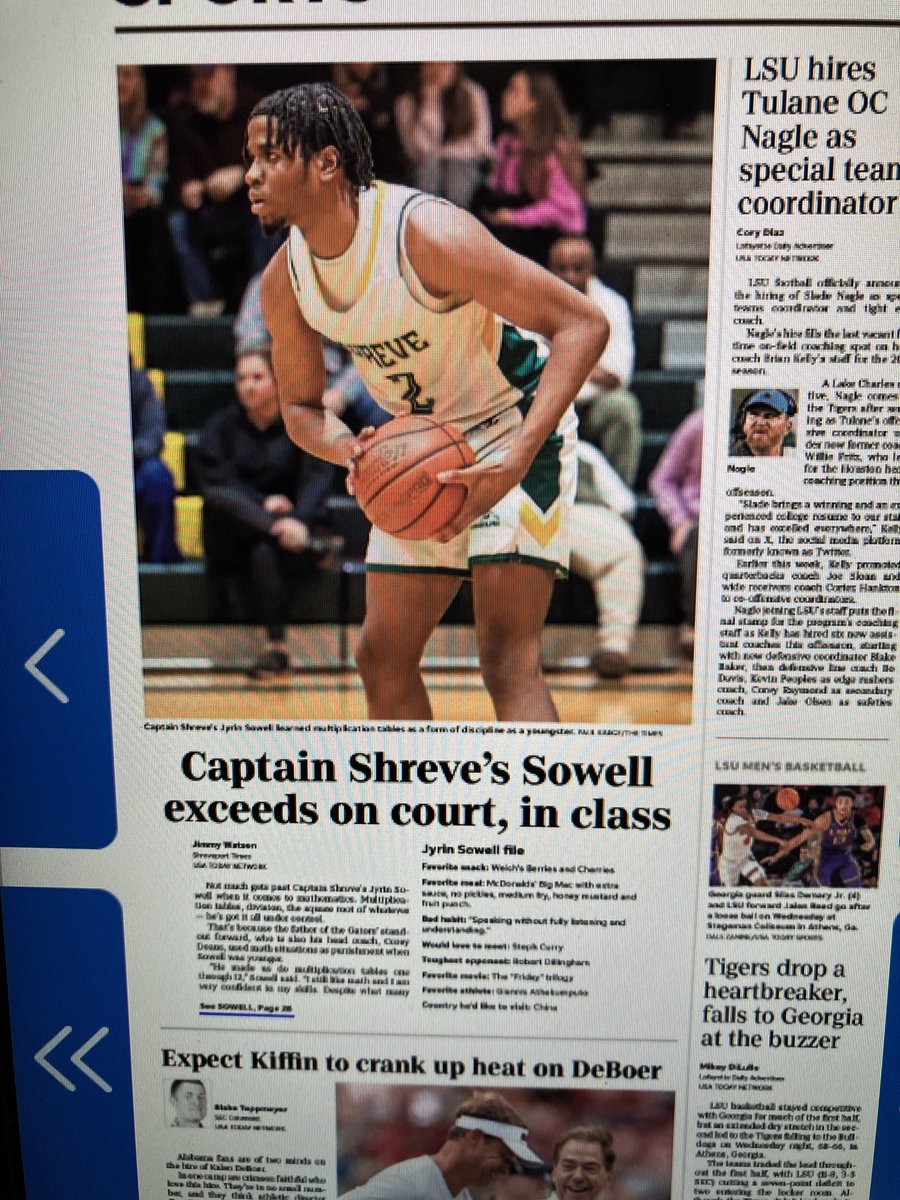 ⁦<a href="/CSHSGators/">Captain Shreve High</a>⁩ Jyrin #gatorproud