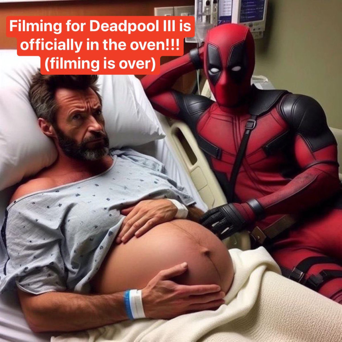 Sweet Mother of Eternal Nerdom! #Deadpool3 is done filming!!!