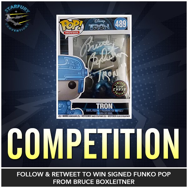 It's #competition time, with the opportunity to win a @OriginalFunko of Tron signed by Bruxe Boxleitner! For a chance to win this prize, simply follow us and retweet this post! The winner will be chosen on Sunday. Good luck!