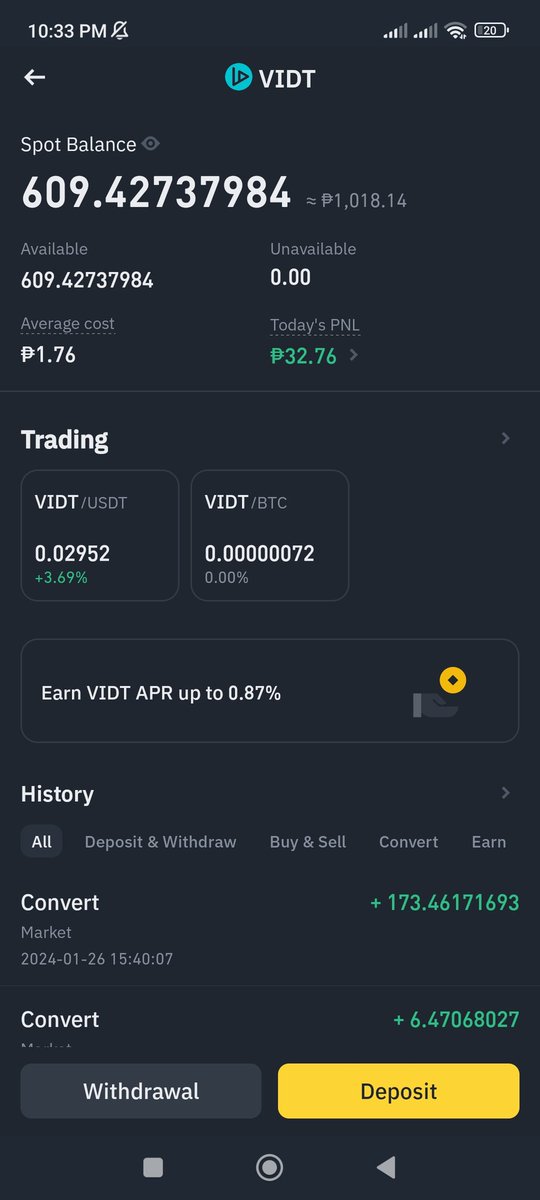 CryptoAcePromo's tweet photo. @VIDT_Community I support your project 🙏. Hope increase my Vidt hold bro https://t.co/qcTzDhEl54