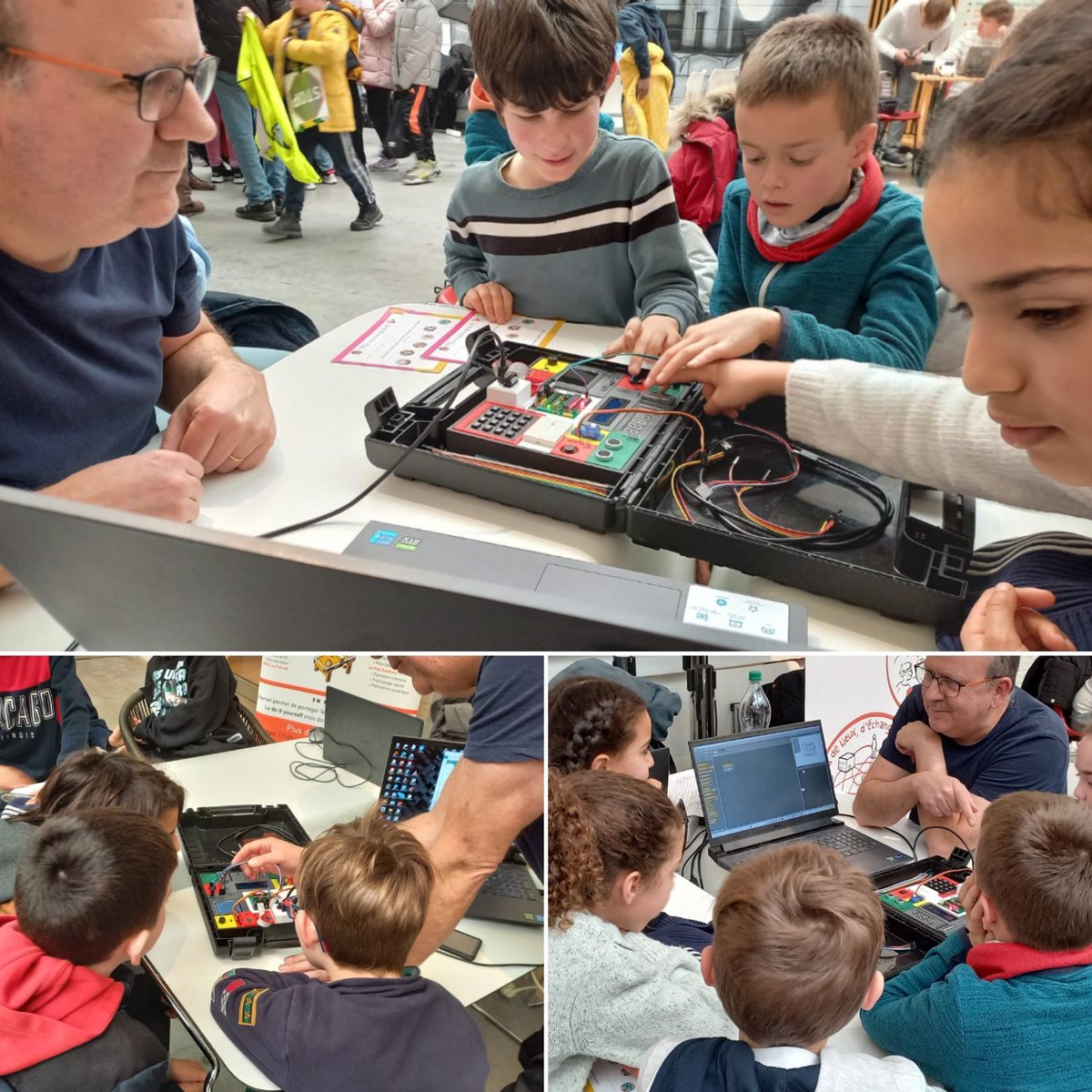 Technistub (@technistub) on Twitter photo Technistub fait découvrir la programmation et l'électronique lors de <a href="/StartupForKids/">StartupForKids</a> à <a href="/mulhouse/">Ville de Mulhouse</a>
#fablab #DIY Technistub fait découvrir la programmation et l'électronique lors de <a href="/StartupForKids/">StartupForKids</a> à <a href="/mulhouse/">Ville de Mulhouse</a>
#fablab #DIY