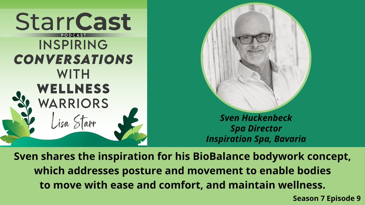 StarrTalk's tweet photo. "The Salutogenic Approach to Wellness" is LIVE! Sven Huckenbeck discusses his BioBalance system for maintaining optimal physical &amp; mental health.
#DasKönigLudwig #StarrCast #Podcast #WellnessWarrior #massage #hospitality #salutogenic #wellness #BioBalance
https://t.co/3AhjUGpsBX https://t.co/let37S8CXm