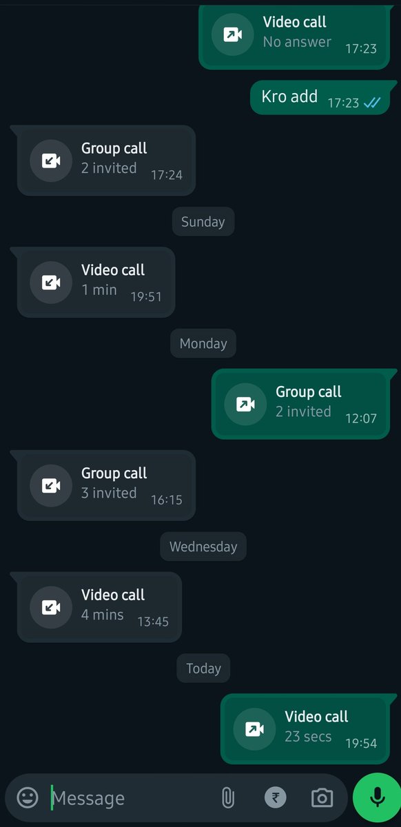 ymd72002's tweet photo. Typically WhatsApp convo with my mom https://t.co/rk764S7Ufm