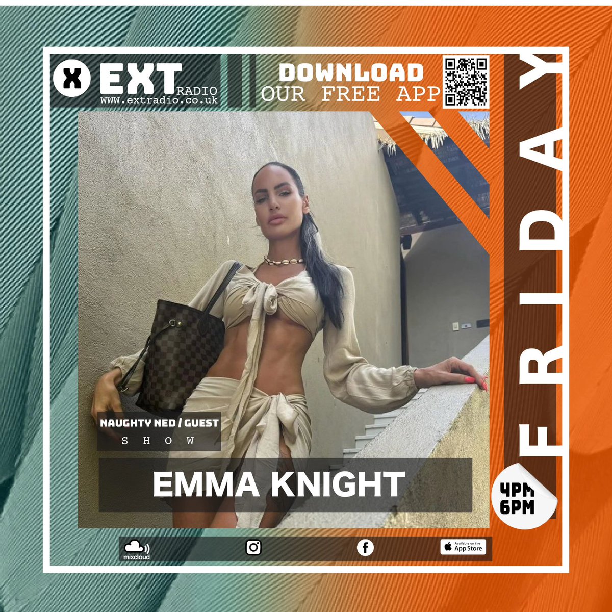 extradiouk's tweet image. 🚨 Attention, fellow music enthusiasts! 🎵📢 

Hold onto your seats because Naughty Ned is BACK and better than ever! 😈✨ Get ready for an unforgettable Friday evening from 4 - 6pm as he will be taking over the airwaves on @extradiouk! 🎙️