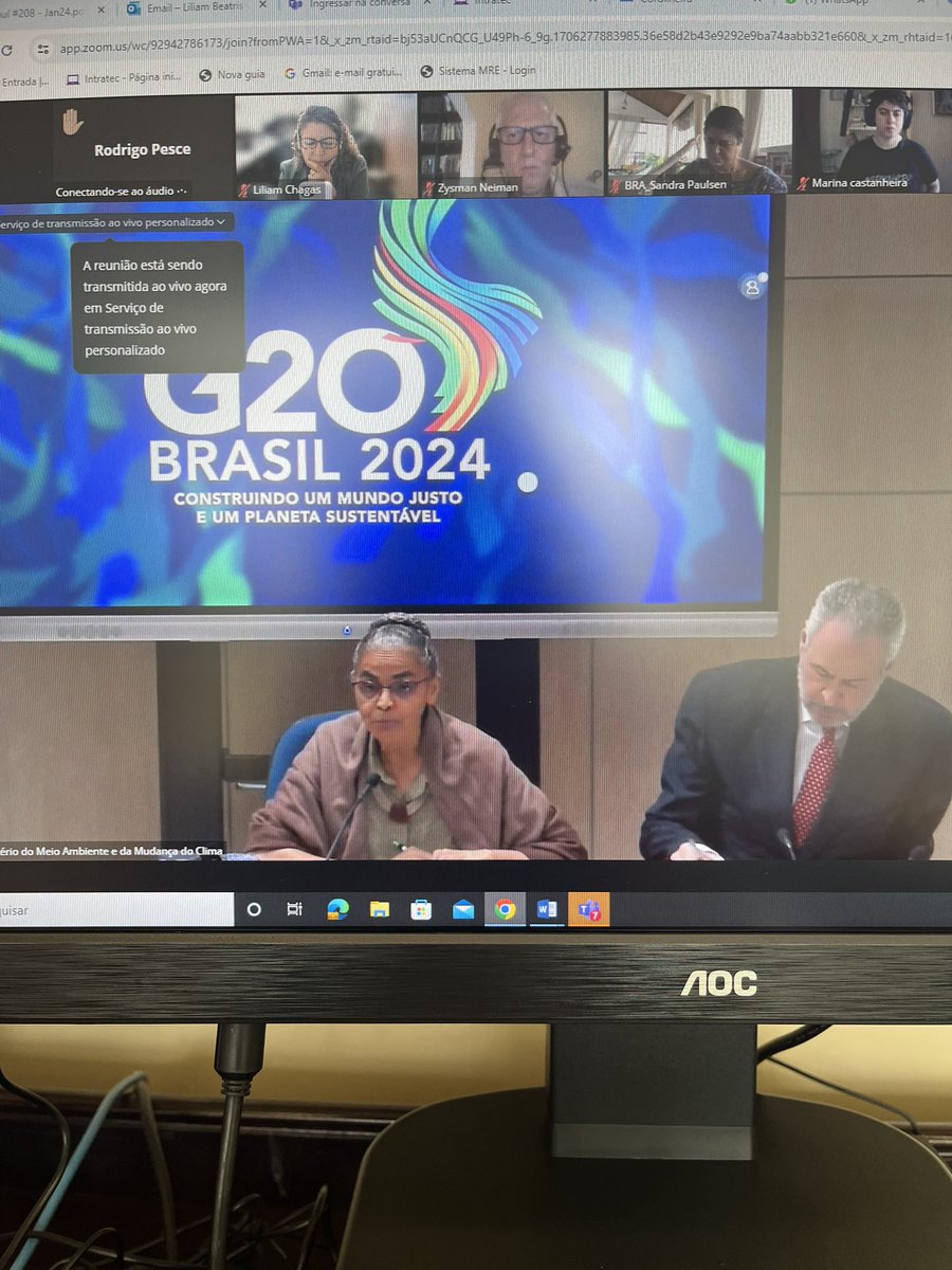 lilittz's tweet photo. Dialogue with civil society on the G20 Working Group on Environmental and Climate Sustainability, Brasília. 26/1 https://t.co/92w6OeTj8F