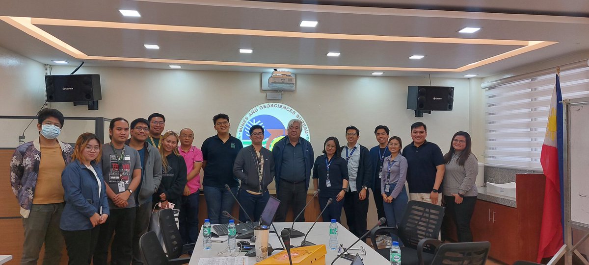 A coordination meeting was conducted among PAGASA and MGB Project Teams with the NPMO at the MGB Petrolab Multi-Purpose Room earlier today.