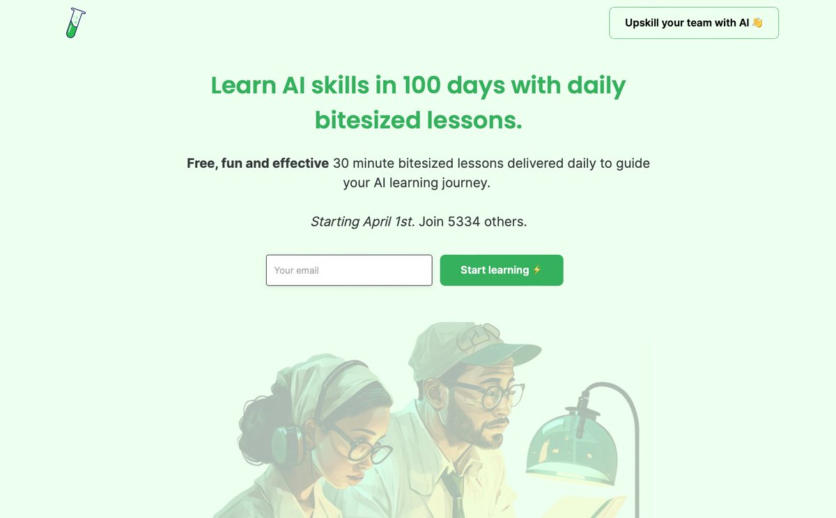 MoureDev's tweet photo. ¿Qué te parece un curso de IA Gratis?

→ 100 días
→ Cada día, algo nuevo
→ Clases de 30 min
→ Comienza en Abril

https://t.co/B99BblrtBs https://t.co/ooxeXb1oC5
