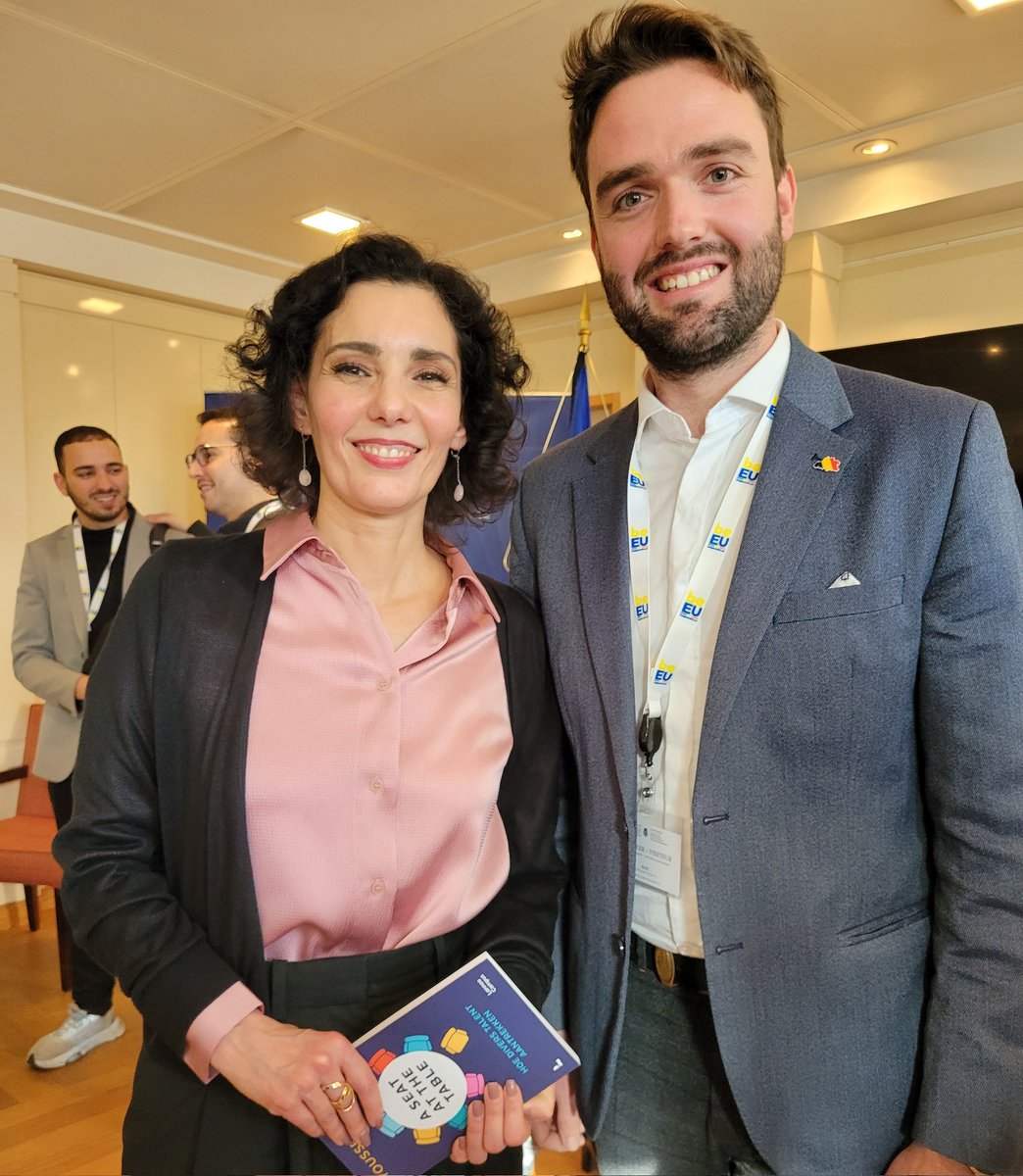 VdkMaxim's tweet image. Lunch meeting with our Foreign Affairs Minister @BelgiumMFA @hadjalahbib 
Great to exchange some thoughts during the Belgian Presidency of the EU 🇧🇪