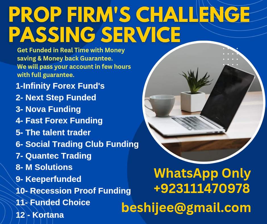 HFT Prop Firm's Challenge passing service 
WhatsApp.  +92311 1470978
beshijee@gmail.com
#infintyforexfunds #nextstepfunded #fundedchallenge #fastforexfunding #novafunding #forextrader #forexlifestyle #challengepass #kortanafx #Quantectrading #forextrading #fx #propfirmpassing