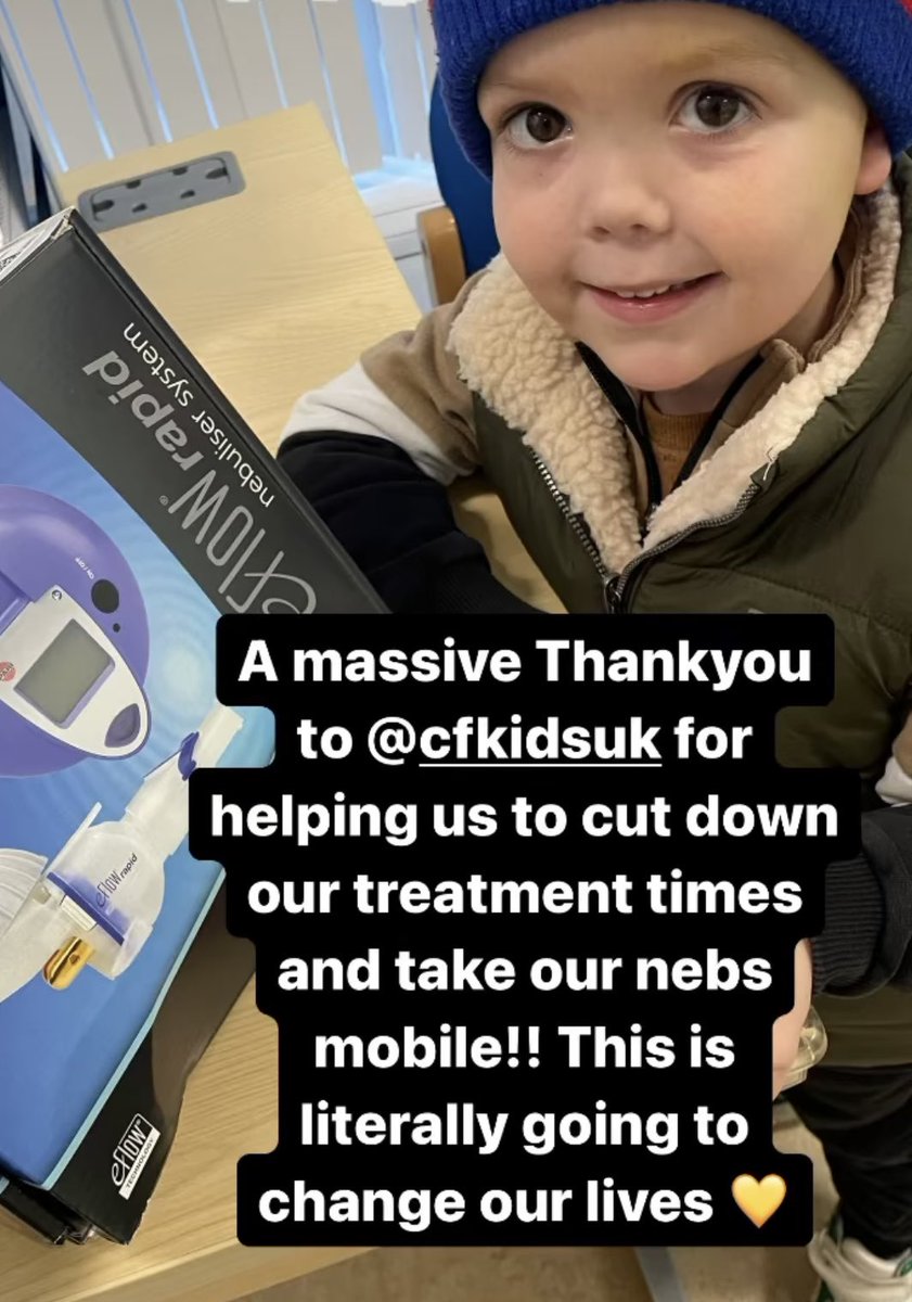 Weekleythoughts's tweet image. Thank you @CFKidsUK for funding this travel nebuliser it will make life a little easier! @CF_Foundation @CFAware @cftrust So much time each day is taken up with preventative therapies this will help cut down a little time each day and mean we sometimes manage to arrive on time!!