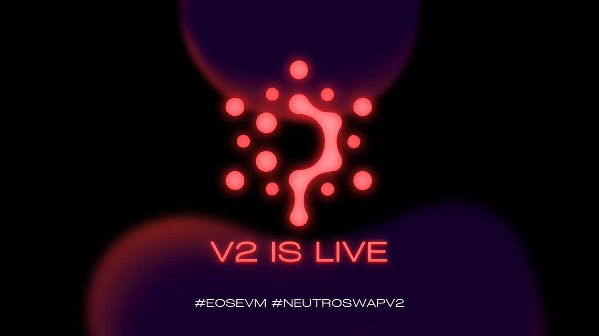 Neutroswap - AMM & Launchpad on EOS tweet media