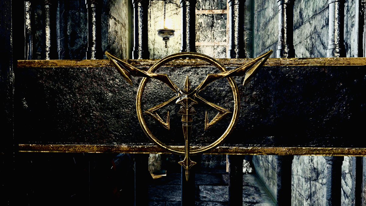 Herr_Ikithon's tweet photo. Such a beautiful insignia 🥰 #ResidentEvil4Remake #LosIluminados #MyScreencaps https://t.co/DOfZUXmUdW