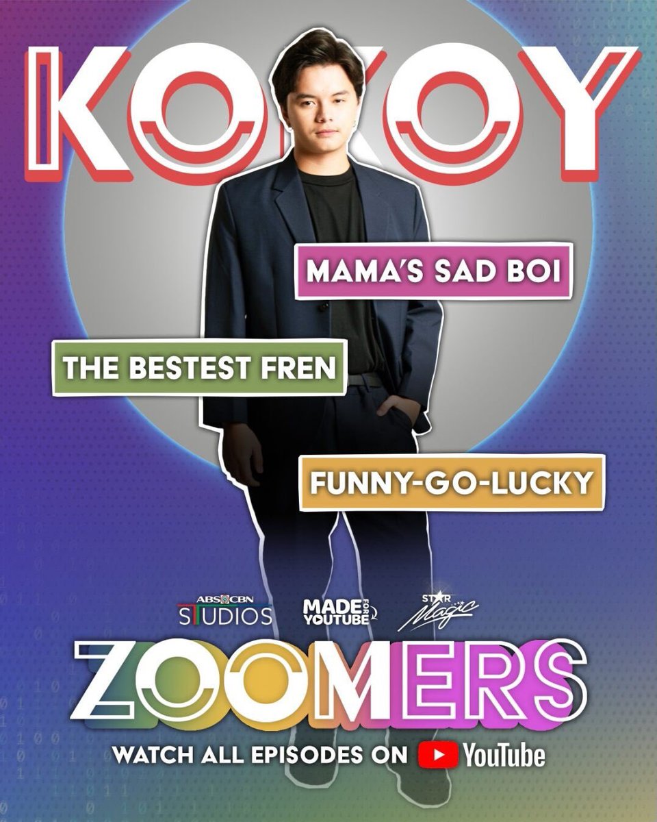 Kokoy: Mama’s Boi x Sad Boi 😭

He’s a virgin to many things—alcohol, sex, and love. 

Get to know more about Kokoy on #Zoomers The Series on YouTube: bit.ly/ZoomersTheSeri…