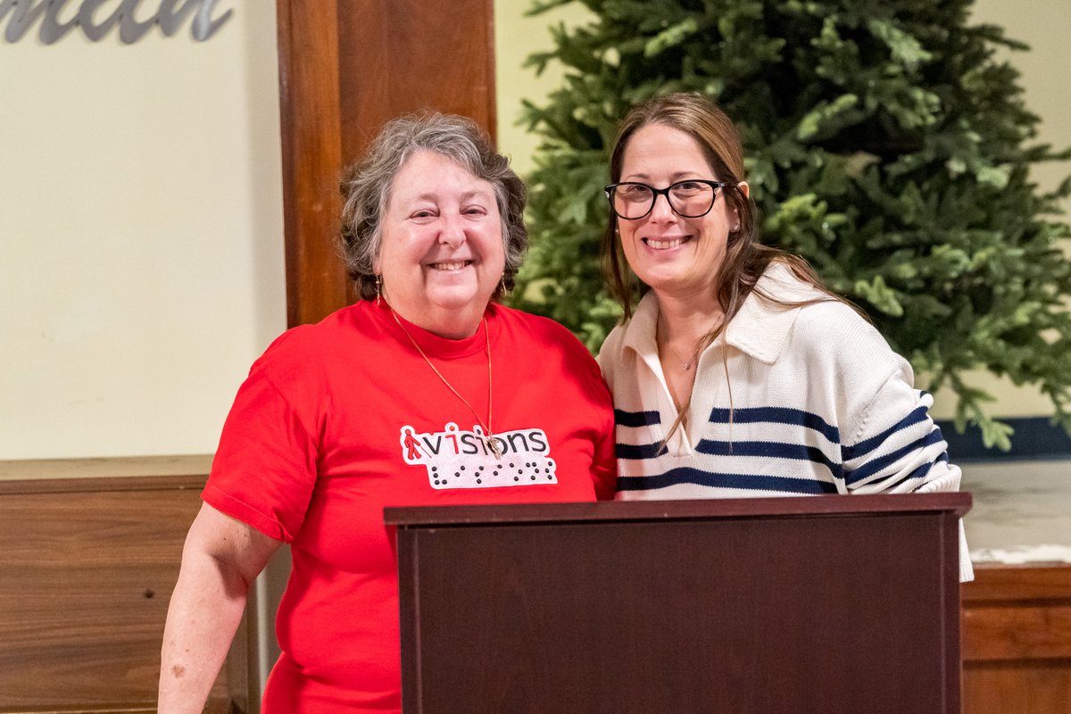 NYSOCFS's tweet photo. Commission for the Blind’s Julie Hovey was honored to speak at the Visions 2nd Annual Braille Celebration, where attendees heard how Braille has led to positive outcomes and independence for blind individuals. https://t.co/9m718sKjpi #BrailleLiteracyMonth #NYSCB https://t.co/b0pkQrFxlv