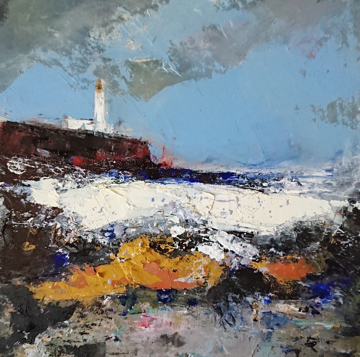 By popular demand, thrown in another #lighthouse into the not so secret studio sale. Big reductions on regular prices. DM or msg for details #art #artwork #artworks #contemporaryartwork #contemporarypainting #originalart #originalartwork #celf #paintings #painting #artforsale