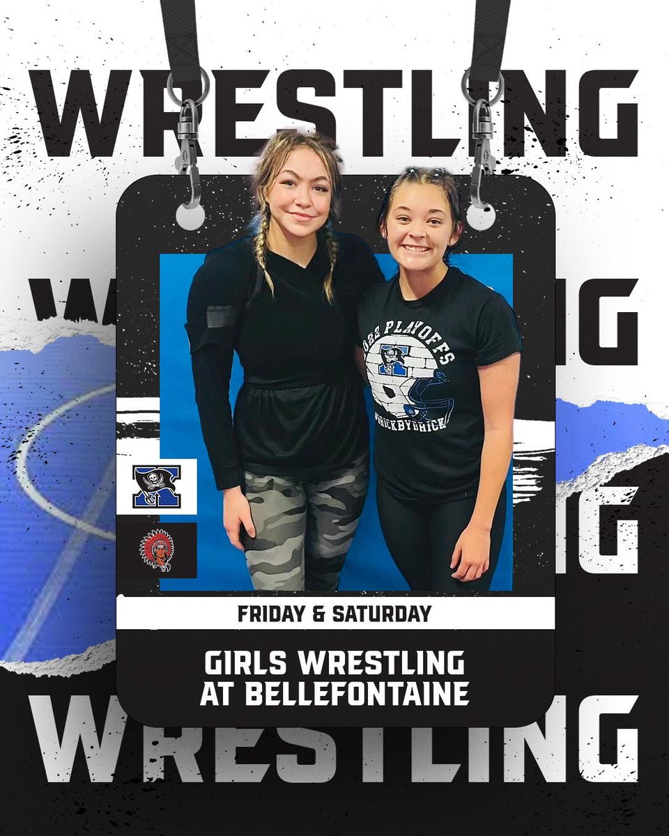 XeniaAthletics's tweet photo. Good luck to Vanessa and Peyton today and tomorrow at the Iron Maiden in Bellefontaine! @XHSwrestling https://t.co/MkfWtbz5ru
