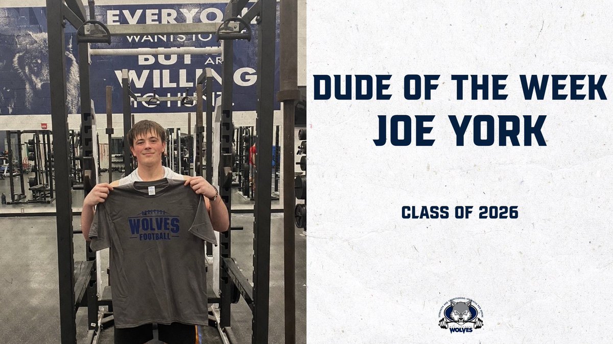 WCHSWolvesFB's tweet photo. DUDE of the week!!

#HUNT
#WETSU https://t.co/Oi6Vv6McKF