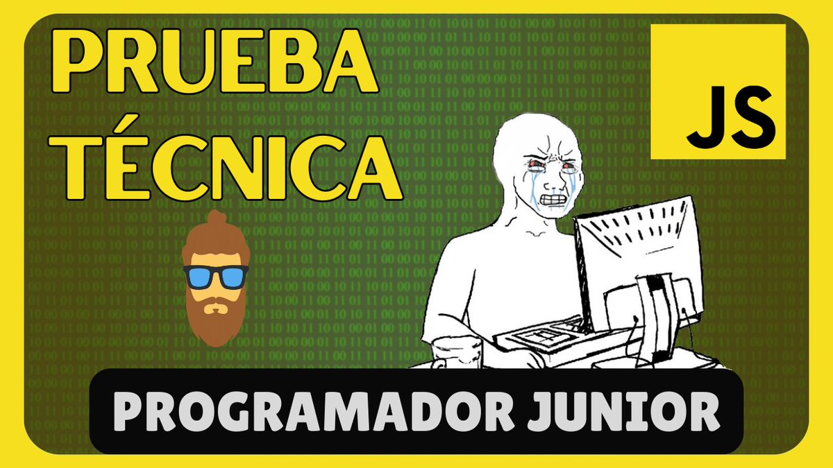 CaveCoder's tweet image. 🚨VIDEO NUEVO🚨

Resuelvo PRUEBA TÉCNICA JAVASCRIPT para PROGRAMADOR JUNIOR

En este video te muestro los 4 EJERCICIOS que más salen en entrevistas técnicas y te doy varias soluciones para cada uno.

Si estás buscando trabajo, no te lo pierdas.

Link en el primer comentario👇