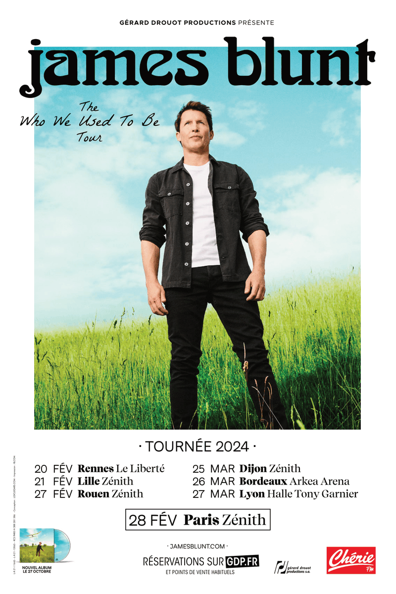 cheriefmrouen's tweet photo. Toute la semaine prochaine sur @cheriefmrouen, gagnez vos invitations pour le concert de James Blunt au ZENITH ROUEN ! 😍
Un événement #ChérieFM le 27 février prochain 🎵 https://t.co/3GutTJwoOK