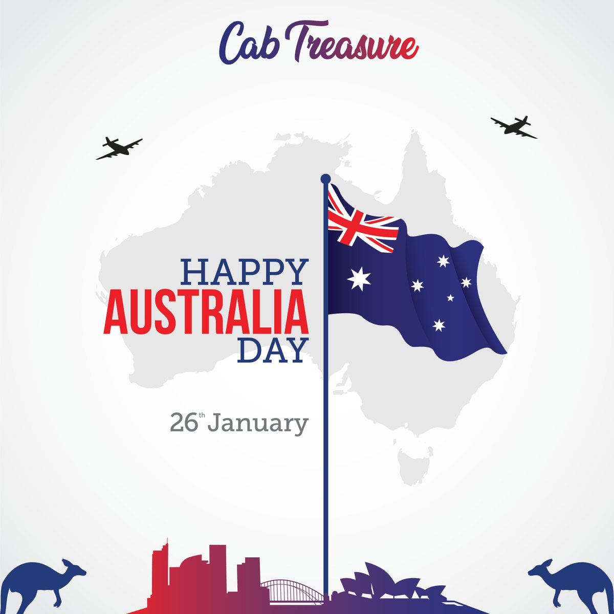 Cheers to those celebrating Australia Day today! 🐨🌟 #AustraliaDay #CabTreasure