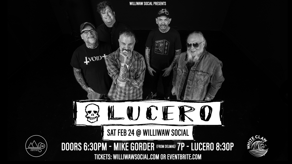 Alaska! We're incredibly excited to make a quick trip up to y'all next month. See you Feb 24th in Anchorage at Williwaw Social! Tickets on-sale today at 11 am CT. eventbrite.com/e/lucero-live-…