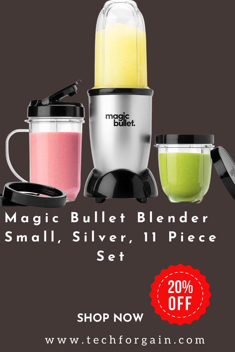 GainTechfor's tweet photo. Magic Bullet Blender, Small, Silver, 11 Piece Set
Learn more- https://t.co/GJMZ4UBV9L
#magic #bullet #blender #small #silver #piece #set #guns #art #love #jewelry #setlife #gun #3d #cute #gold #film #instagood #blender3d #tiny #handmade #usa #artist #losangeles https://t.co/9VkBAyFf9B
