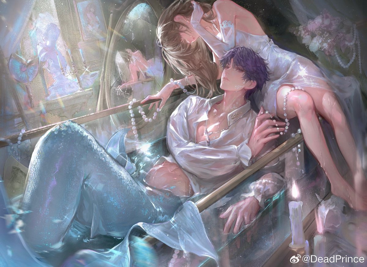 113LiXiALi95's tweet photo. 🐟#Rafayel  #祁煜 #LoveandDeepspace #恋与深空  #ホムラ #기욱
🧜🏻‍♂️【我的“海神”恋人】 🧜🏻
和祁煜……算一种人外爱情吗……好刺激…… 听说人鱼……有两根……唉呀害羞死了！不说了！
Legend has it that a merman has two...🤫🤫🤫

From @ Deadprince🧜🏻‍♀️
https://t.co/r9CWbdww3H https://t.co/kuOREfe524