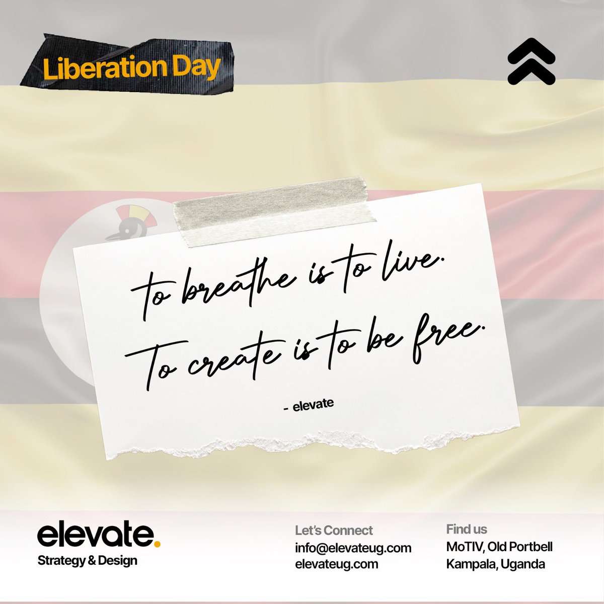 Ladies and gents of the republic of Uganda, what is liberation to you? 🇺🇬 #NRMLiberationDay #NRMAt38