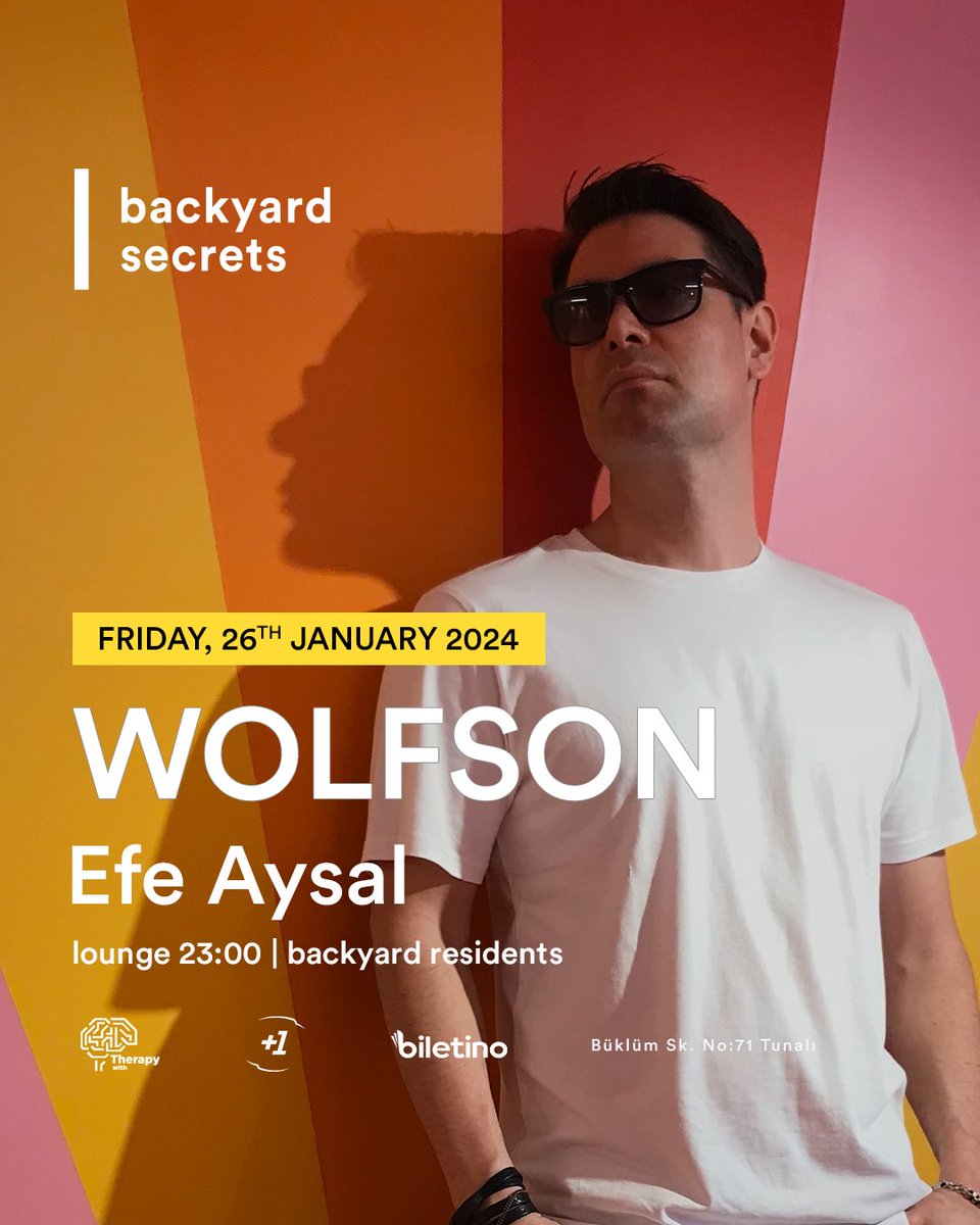 Wold_Records's tweet photo. 26.01 FRIDAY !!!
After 8 months, @WolfsonMusic is coming back to the Backyard Secrets this friday for another extended night!!! The opening act will be the Wold Records artist, @efeaysall as a mini label showcase 🔈🎶
.
#WoldRecords #Wolfson #EfeAysal #Friday #Tgif https://t.co/VHKKUgtcSv