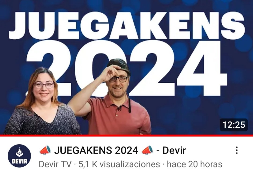 Leer una pantalla, le hace perder frescura (más al Sr Garriga 🤷) a un canal que era muy agradable.  De andar por casa. .
El resultado es efectivo (más con tantos títulos)"
Y ese es uno de los resultados de "profesionalizar" amigos.
Desde el cariño, eh <a href="/DevirIberia/">Devir Iberia</a>