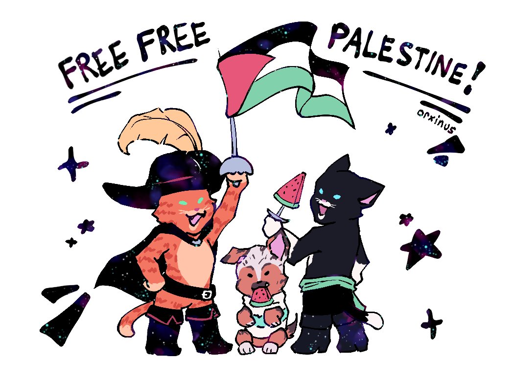 Team Friendship 🍉 
#FreePalestine #pussinboots

more info below🧵