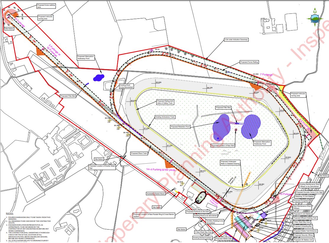 Breaking news: The planning permission for the new all-weather track at Tipperary has come through a 16-month appeal process and has now been granted. It'll be a beauty when it's finished. Six-furlongs on a very slight dogleg and a widened round track. 🙌 tippmidwestradio.com/2024/01/26/bor…