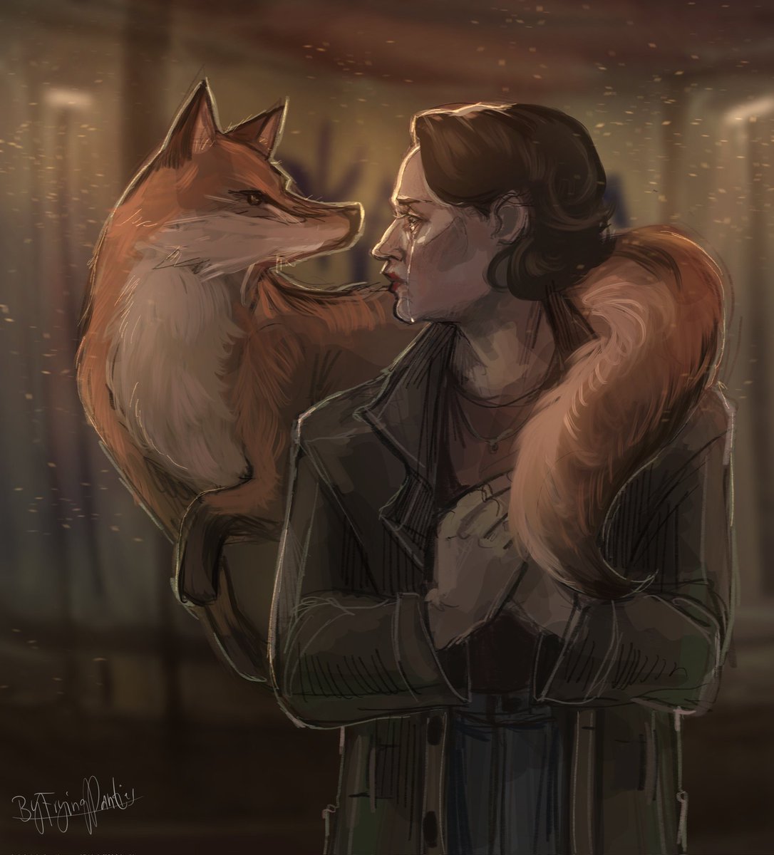 Had my own IRL parallel to Fleabag (positive, though) today and my very human response to such emotion was to draw!

#fleabag #phoebewallerbridge #fox #art #artist #digitalart #illustration