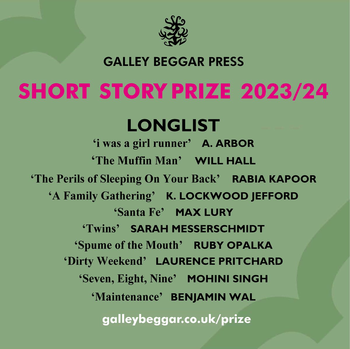 It's 15:00, 26 January 2024 - and with thanks to our clever, attentive and generous judges (<a href="/AlexClark3/">Alex Clark</a>, <a href="/tomowolade/">Tomiwa Owolade</a>, <a href="/STomaselli/">Susan Tomaselli 🏳️‍🌈 🏳️‍⚧️</a> and Chigozie Obioma), as well as to all of those writers who submitted this year – we’re delighted to announce the 2023/24 Short Story Prize longlist: