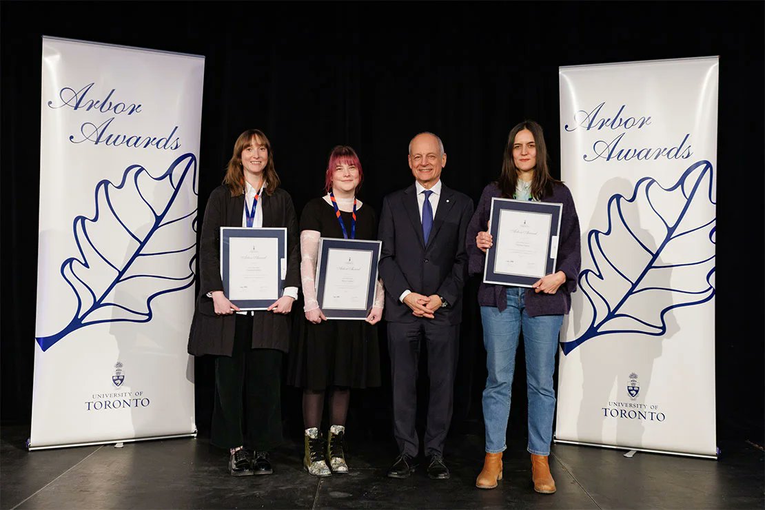 #UofT recognizes 92 volunteers with Arbor Awards 🙌 uoft.me/a86